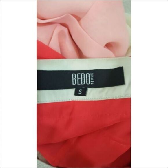 Bedo bebe Red Pink White Strapless Dress S - Picture 3 of 4